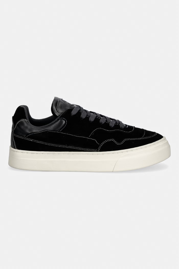 Stepney Workers Club OM6c PEARL OMNI SILK SUEDE σνίκερς Ανδρικά σουέτ OM06015 μαύρο SS26