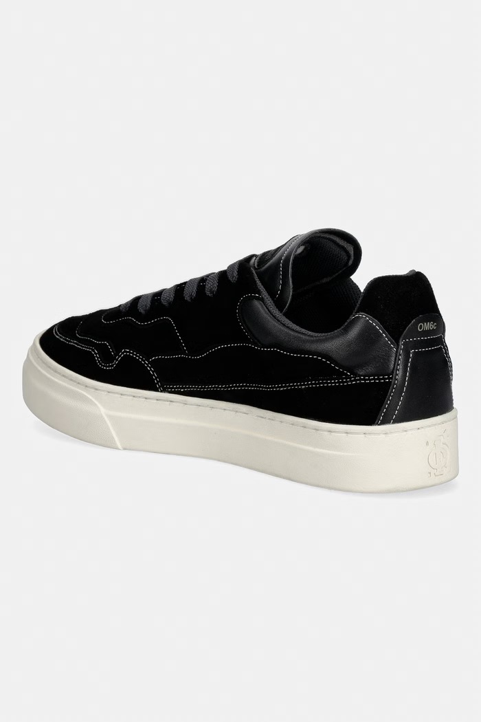 Παπούτσια Stepney Workers Club OM6c PEARL OMNI SILK SUEDE σνίκερς Ανδρικά σουέτ OM06015 μαύρο