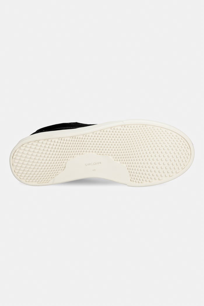 Stepney Workers Club OM6c PEARL OMNI SILK SUEDE σνίκερς Ανδρικά σουέτ OM06015 μαύρο
