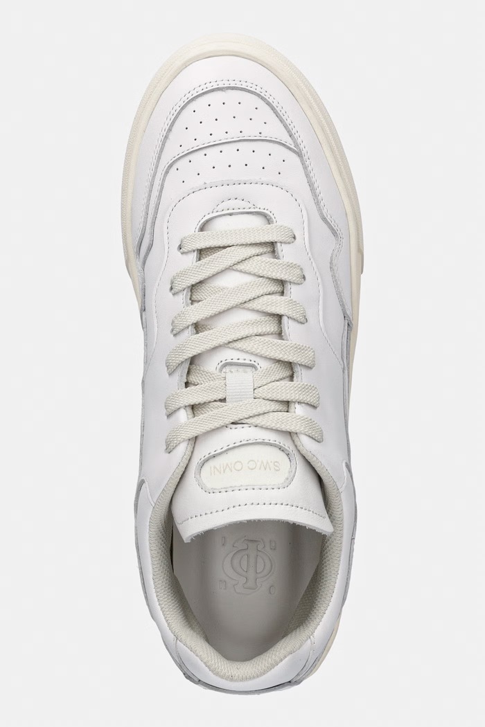 Stepney Workers Club OM6b PEARL OMNI CALF LEATHER sneakers ανδρικά δερμάτινα λευκό OM06100