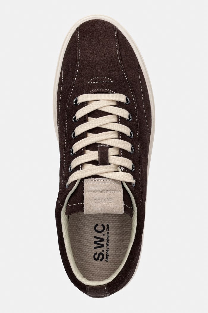 Stepney Workers Club SURMA SUEDE πάνινα sneakers Ανδρικά σουέτ καφέ YR01215