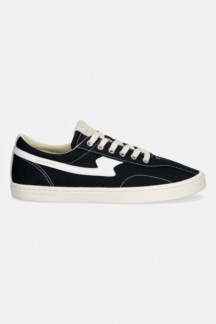 Stepney Workers Club SURMA S-STRIKE CANVAS πάνινα sneakers Ανδρικά YR02012 μαύρο SS26