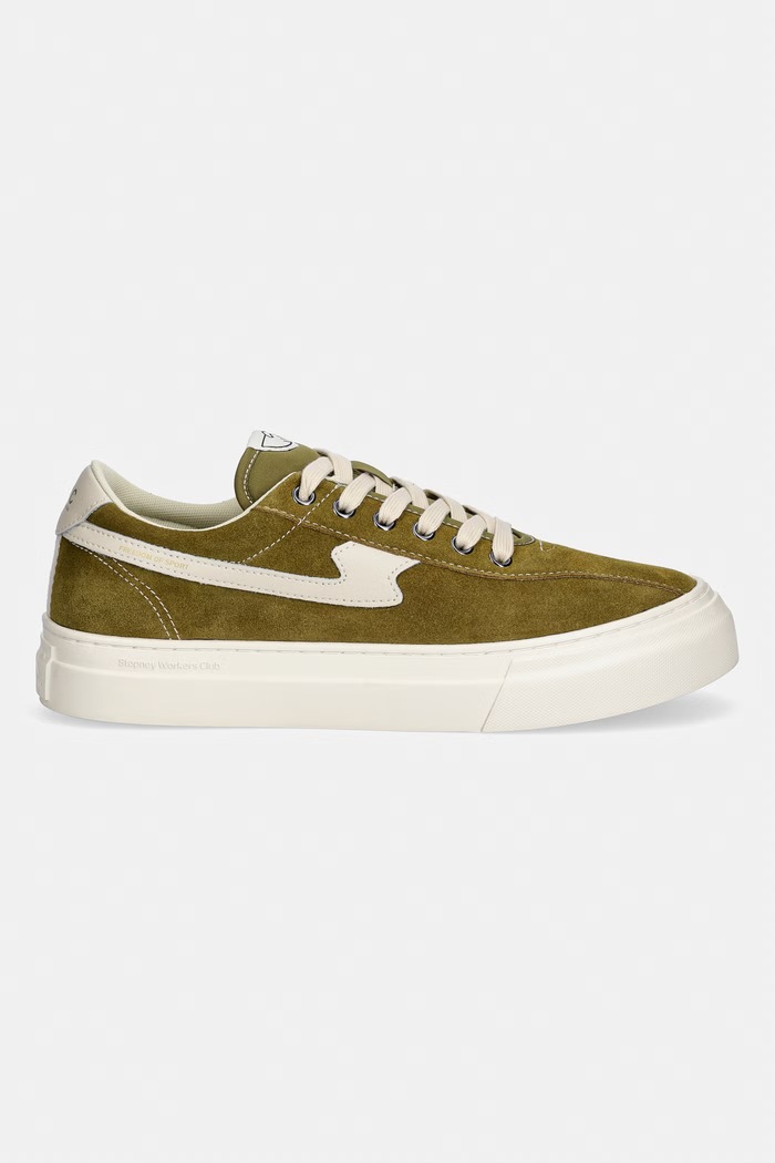 Stepney Workers Club DELLOW S-STRIKE SUEDE sneakers ανδρικά σουέτ YA25655 πράσινο SS26