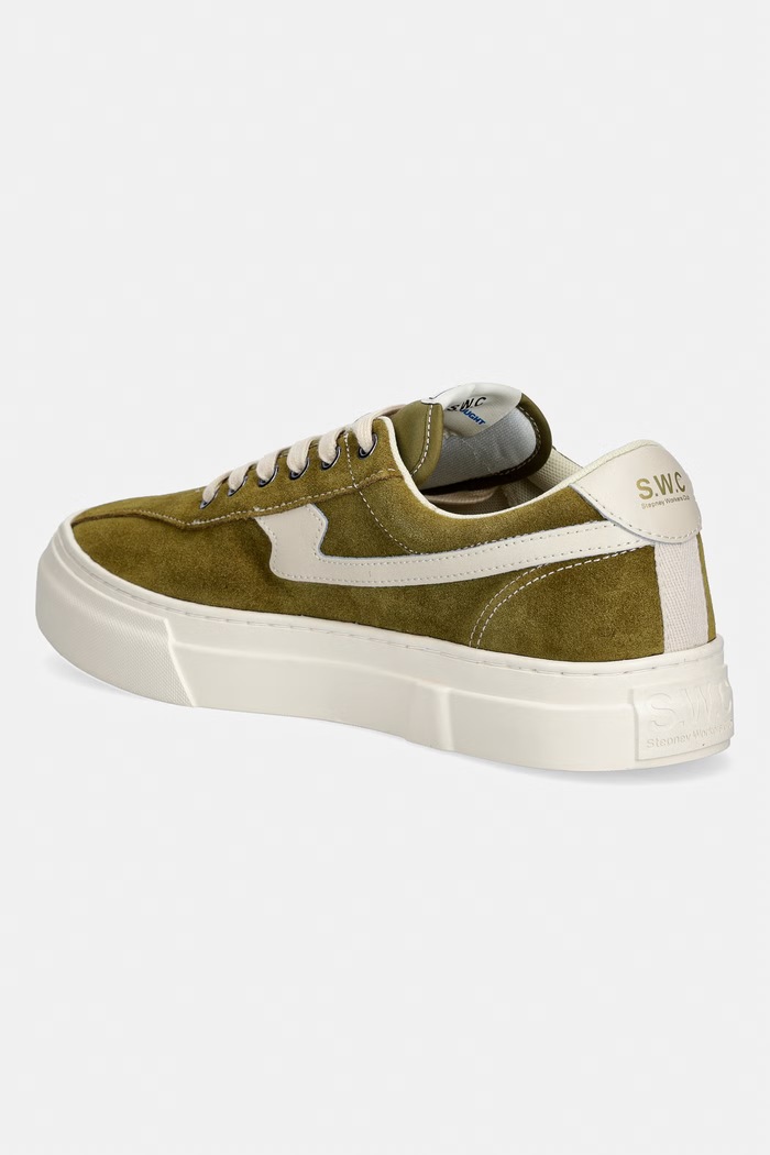 Παπούτσια Stepney Workers Club DELLOW S-STRIKE SUEDE sneakers ανδρικά σουέτ YA25655 πράσινο