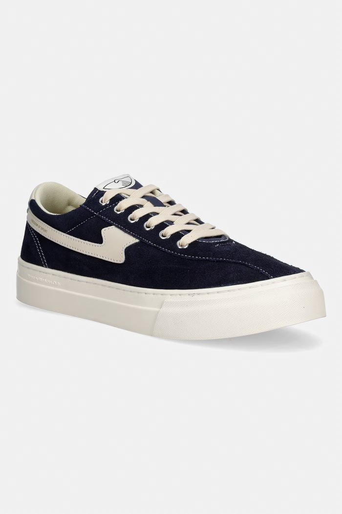 Stepney Workers Club DELLOW S-STRIKE SUEDE πάνινα sneakers ανδρικά σουέτ σκούρο μπλε YA25025