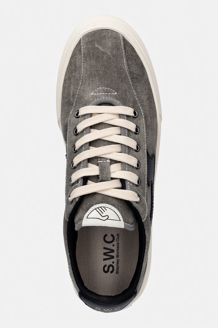 Stepney Workers Club DELLOW S-STRIKE SUN FADE CANVAS sneakersy męskie szary YA25532