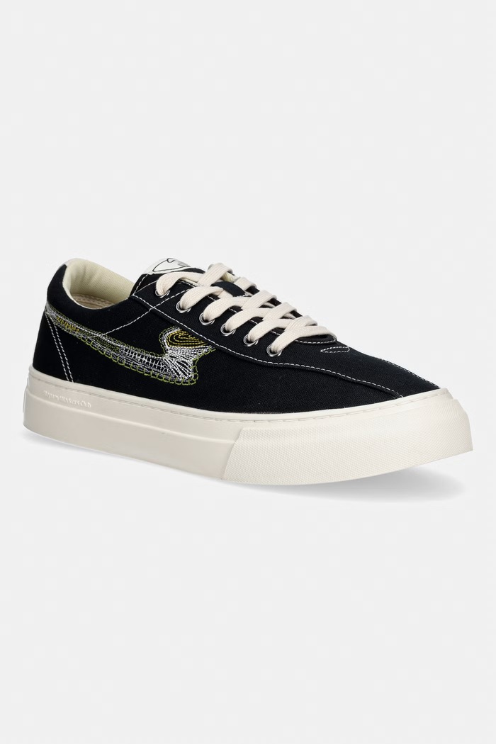 Stepney Workers Club DELLOW S-STRIKE REPAIR STITCH πάνινα sneakers Ανδρικά μαύρο YA25112
