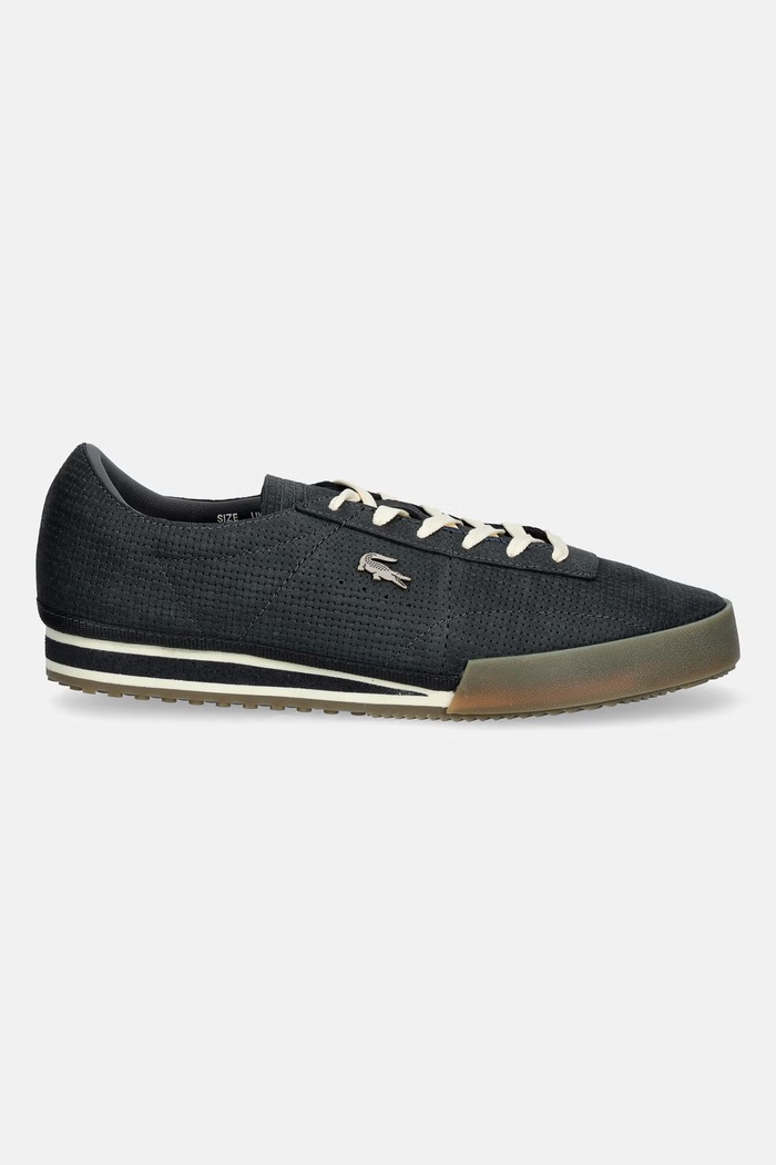 Lacoste Aura Leather Sneakers sneakers pentru bărbați, din piele 51SMA0131.GU2 gri SS26