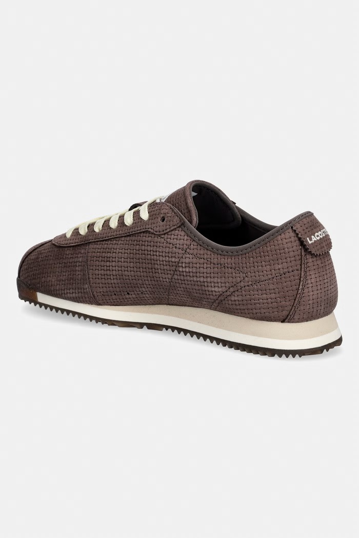Obuv Lacoste CLUB-LOW tenisky pánske nubukové 51SMA0033.031 hnedá