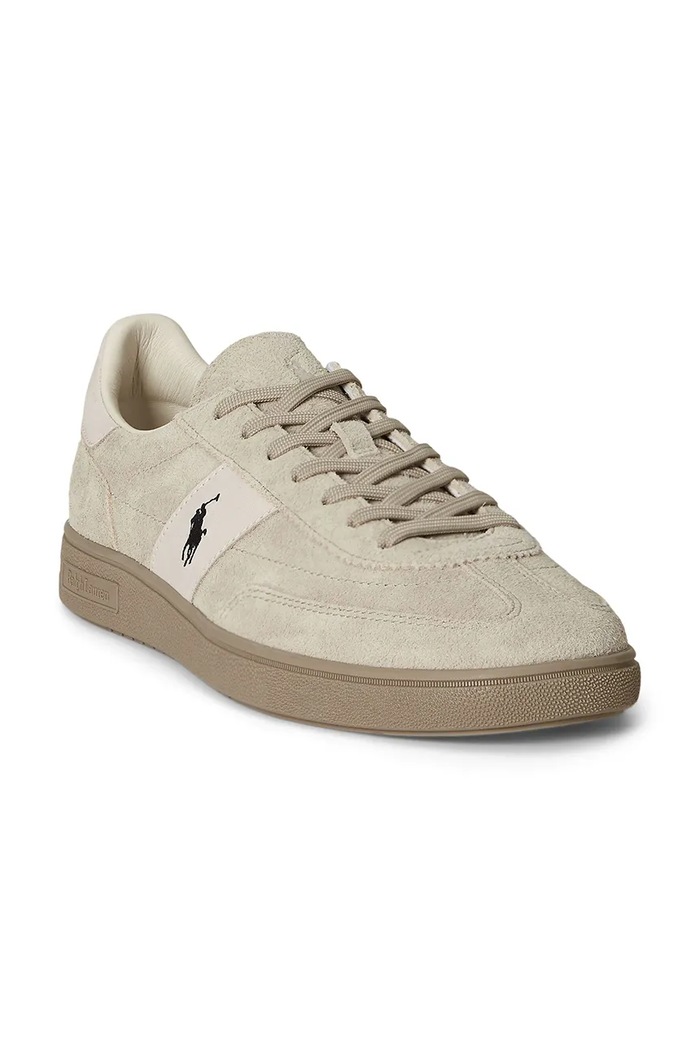 Polo Ralph Lauren sneakersy zamszowe Bedford Pp 809P01617002 beżowy SS26