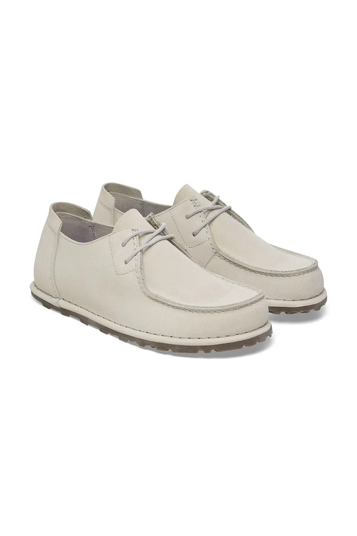 Shoes Birkenstock Utti Shoes flat heeled suede 1029553 beige