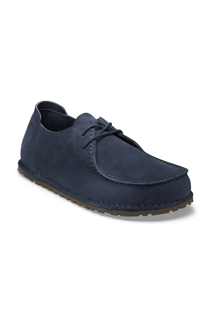 Birkenstock półbuty zamszowe Utti 1031468 granatowy SS26
