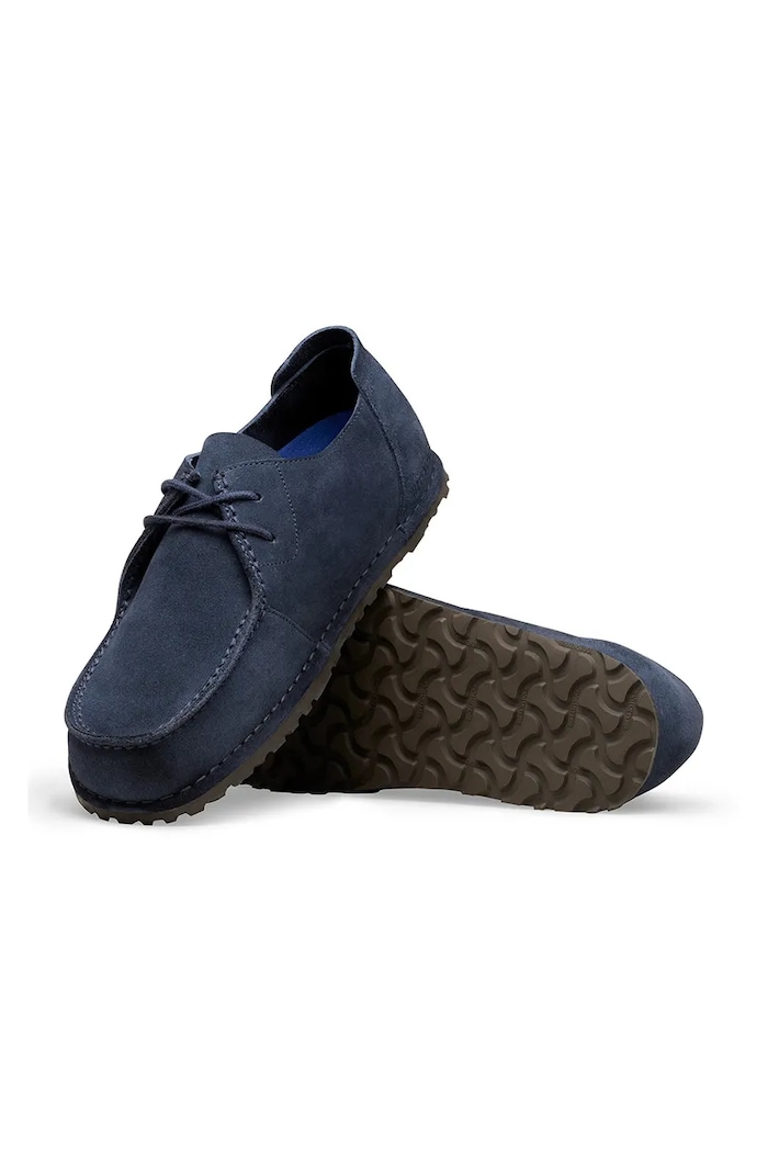 Birkenstock półbuty zamszowe Utti 1031468 granatowy