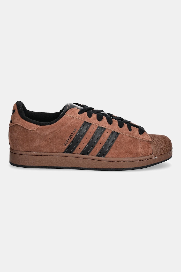Σουέτ sneakers adidas Originals Superstar II IH9318 καφέ SS26