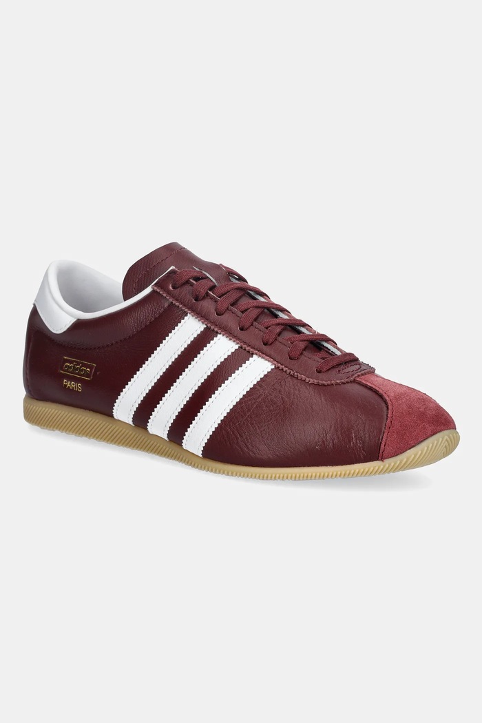 adidas Originals leather sneakers Paris suede maroon KJ1009
