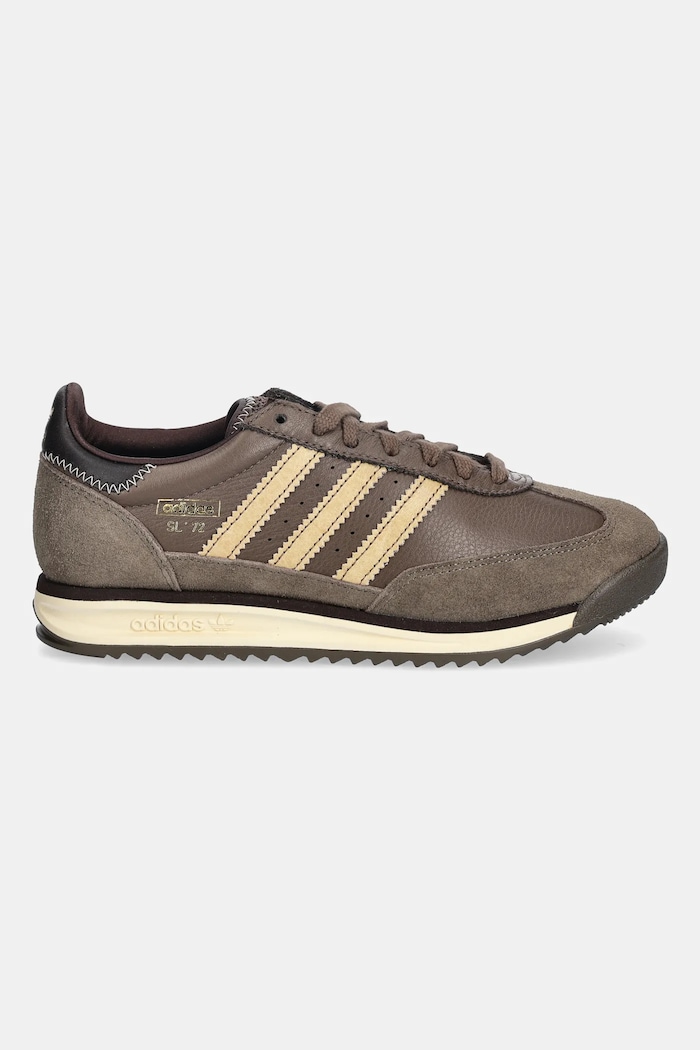 Δερμάτινα sneakers adidas Originals SL 72 RS KJ1661 καφέ SS26