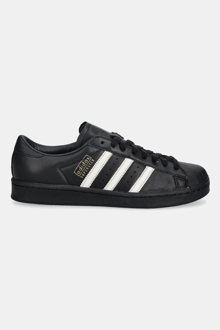 Шкіряні кросівки adidas Originals Superstar Vintage KJ1712 чорний SS26