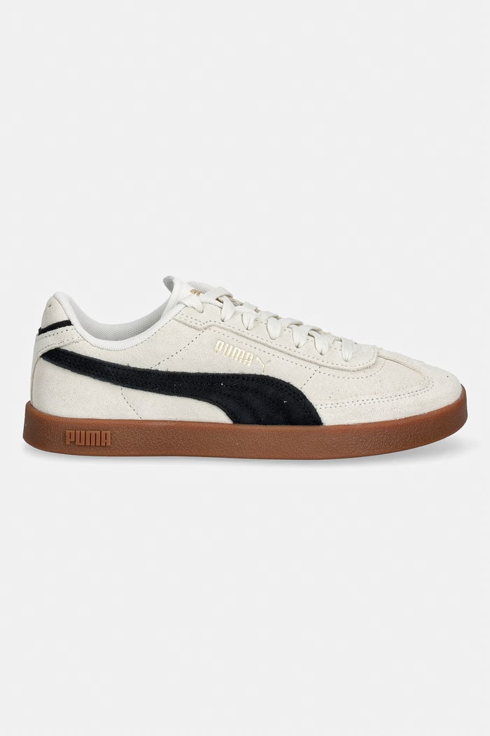 Puma sneakers din piele intoarsă Club II Era Suede 400717 bej SS26