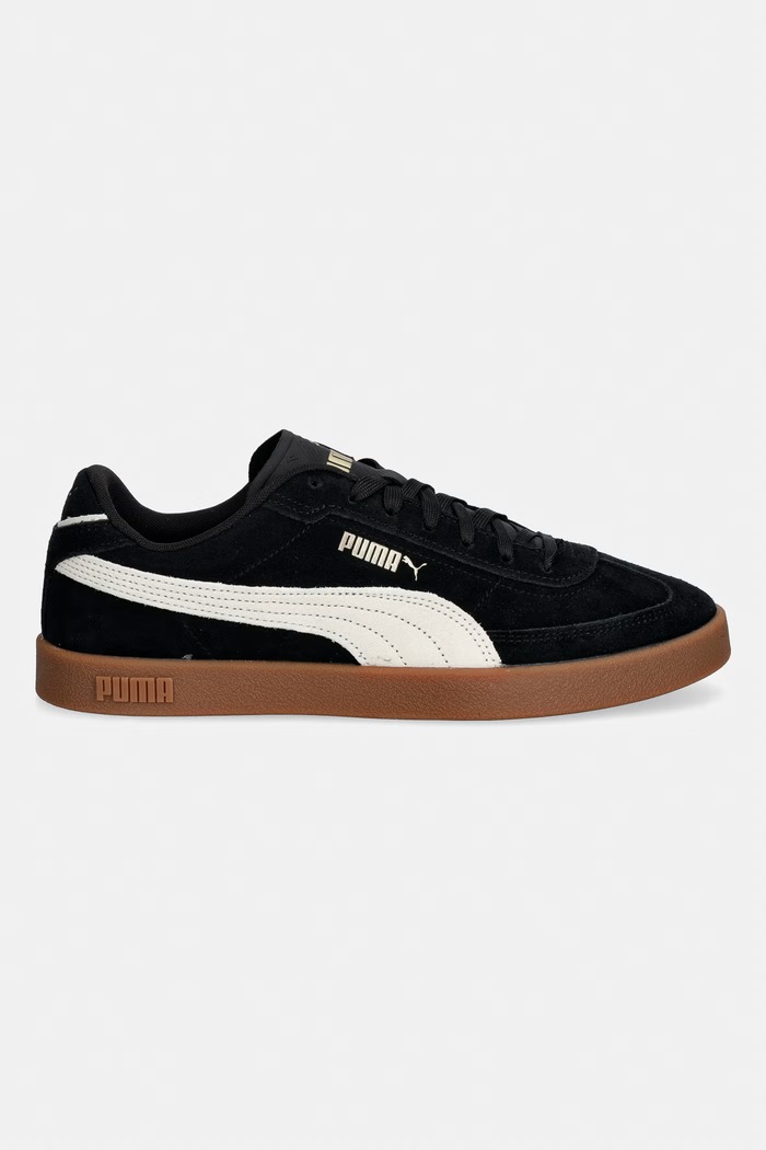 Puma sneakers din piele intoarsă Club II Era Suede 400717 negru SS26