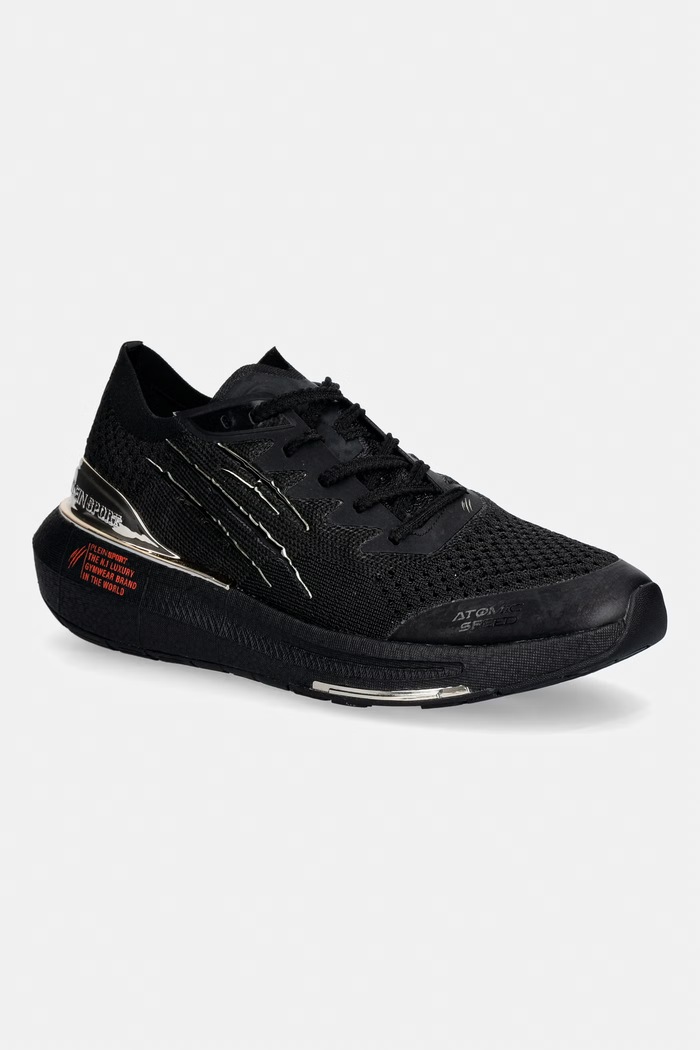 PLEIN SPORT sneakersy Atomic Speed Gen.X.05 imitacja skóry licowej czarny USC0856.STE003N.0293
