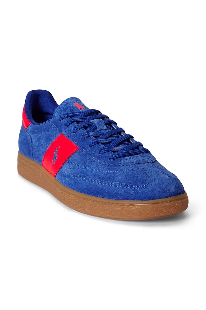 Polo Ralph Lauren sneakers din piele întoarsă Bedford Pp 809P07172001.520 albastru SS26