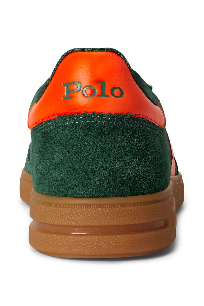 Obuwie Polo Ralph Lauren sneakersy zamszowe Bedford Pp 809P07172002.300 zielony
