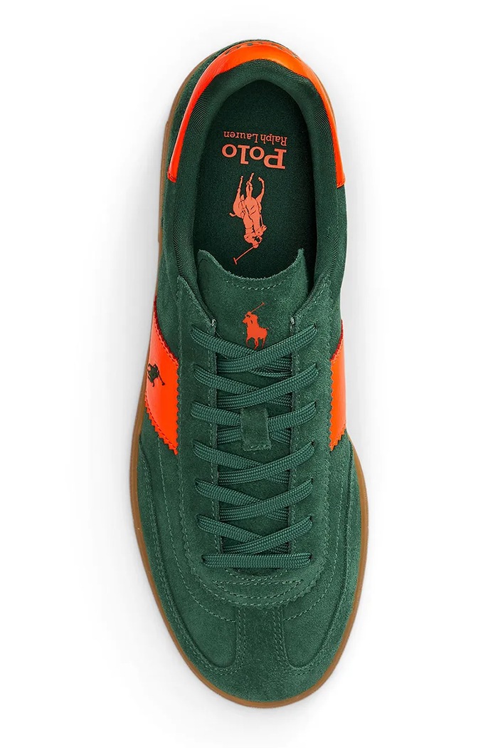 Polo Ralph Lauren sneakersy zamszowe Bedford Pp zielony 809P07172002.300
