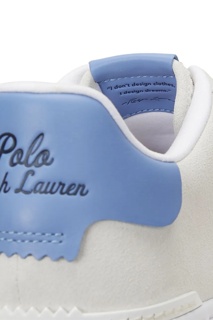 Semišové tenisky Polo Ralph Lauren Masters Crt 809965086001.100 biela