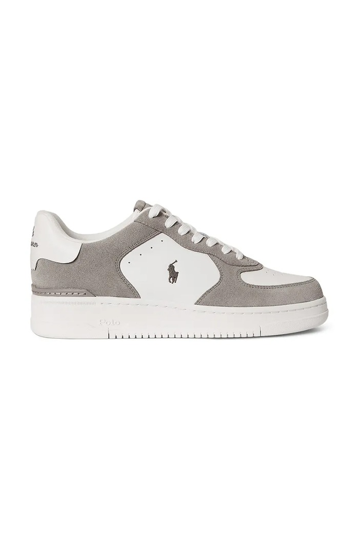 Polo Ralph Lauren Masters Crt kožené tenisky sivá 809P07174002.020