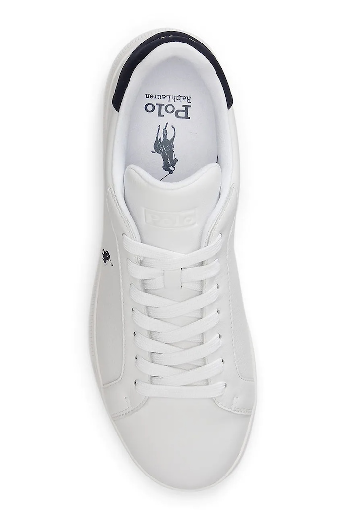 Obuwie Polo Ralph Lauren Hrt Crt II sneakersy skórzane 809P10044002.999 biały