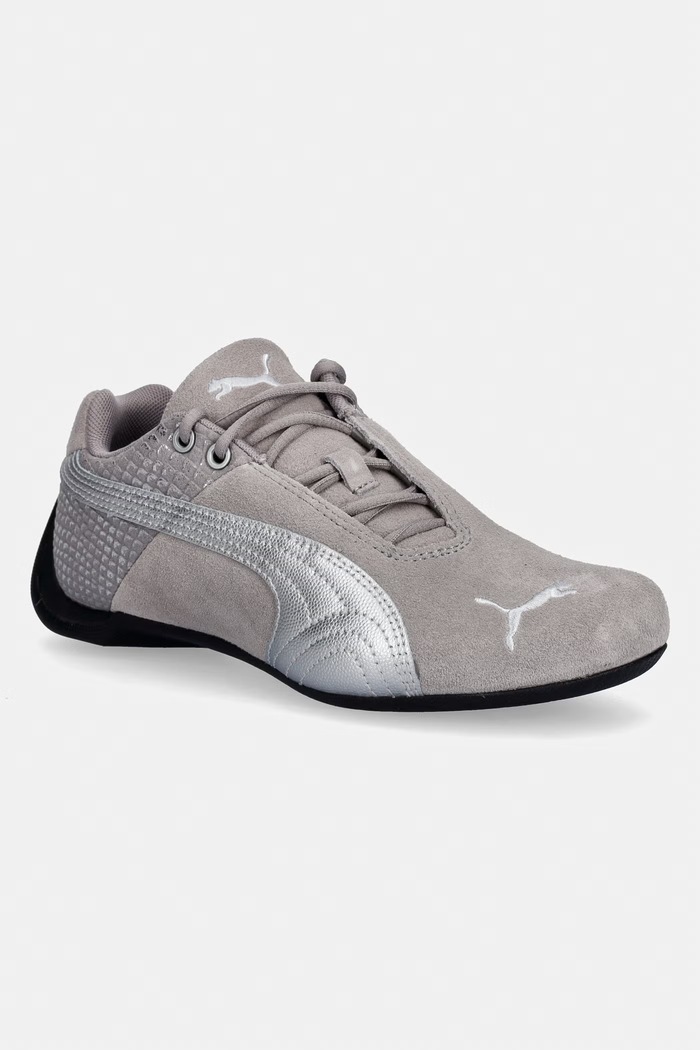 Puma sneakersy zamszowe Future Cat Emboss niska szary 405283