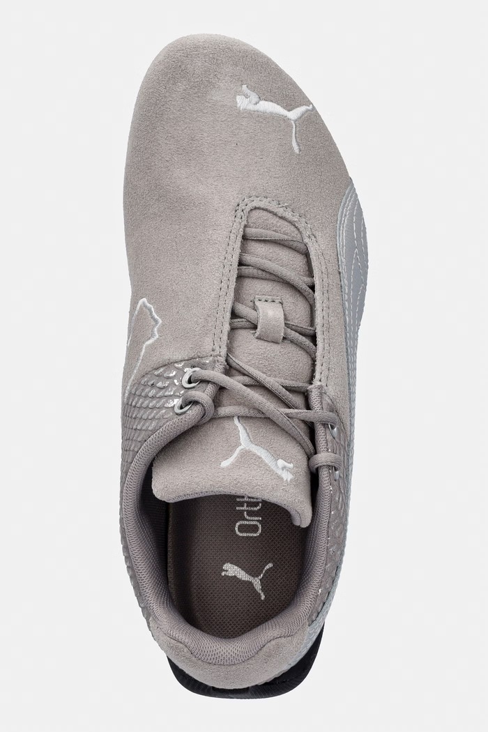 Puma sneakersy zamszowe Future Cat Emboss szary 405283