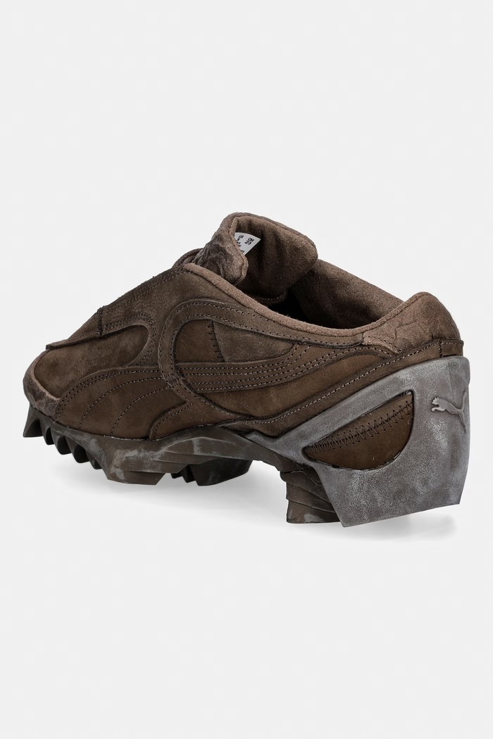 Scarpe Puma x No/Faith Studios sneakers in scamoscio 405984 marrone