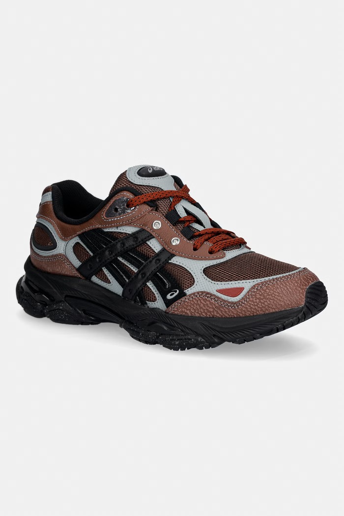 Tenisice Asics Asics x HAL Studios Gel-NYC 2.0 zrnata koža smeđa 1203A896.200