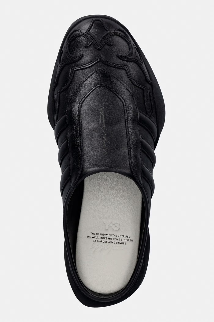 Y-3 REGU MULE tenisky kožené černá HP9991