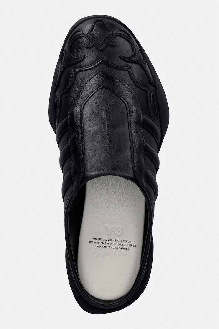 Y-3 REGU MULE tenisky kožené černá HP9991