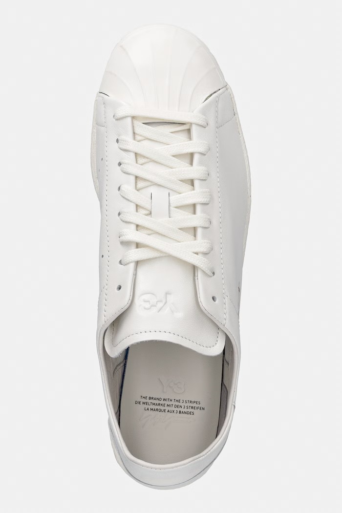 Δερμάτινα sneakers Y-3 SUPERSTAR μπεζ KI3476