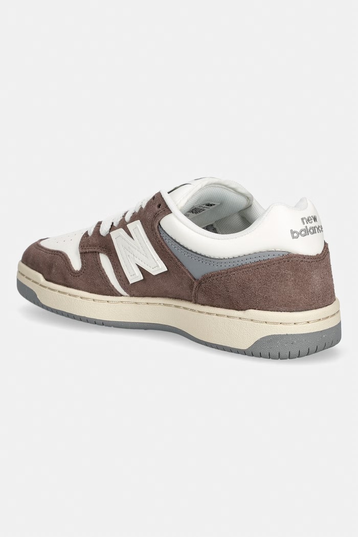 Obuv New Balance 480 tenisky kožené U480P4QI hnedá