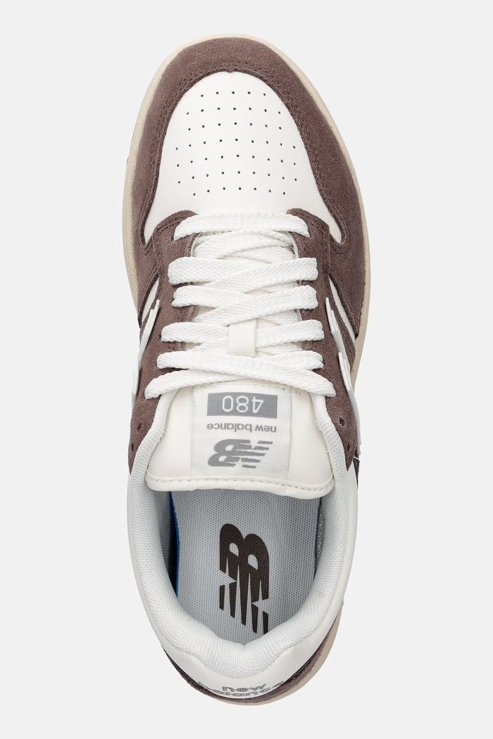 New Balance 480 tenisky kožené hnedá U480P4QI