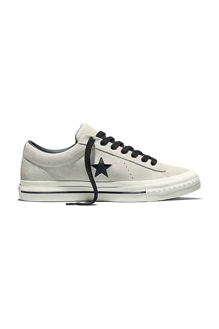 Converse teniși din piele întoarsă One Star 95 plată bej A16028C