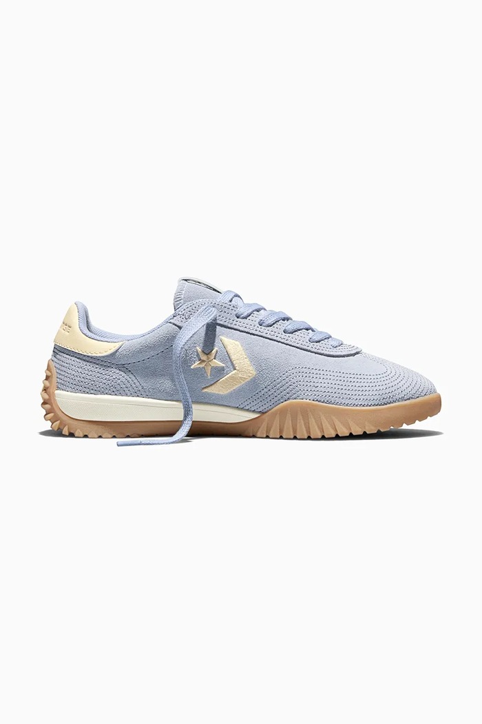 Converse sneakersy zamszowe Run Star Trainer płaska niebieski A16075C