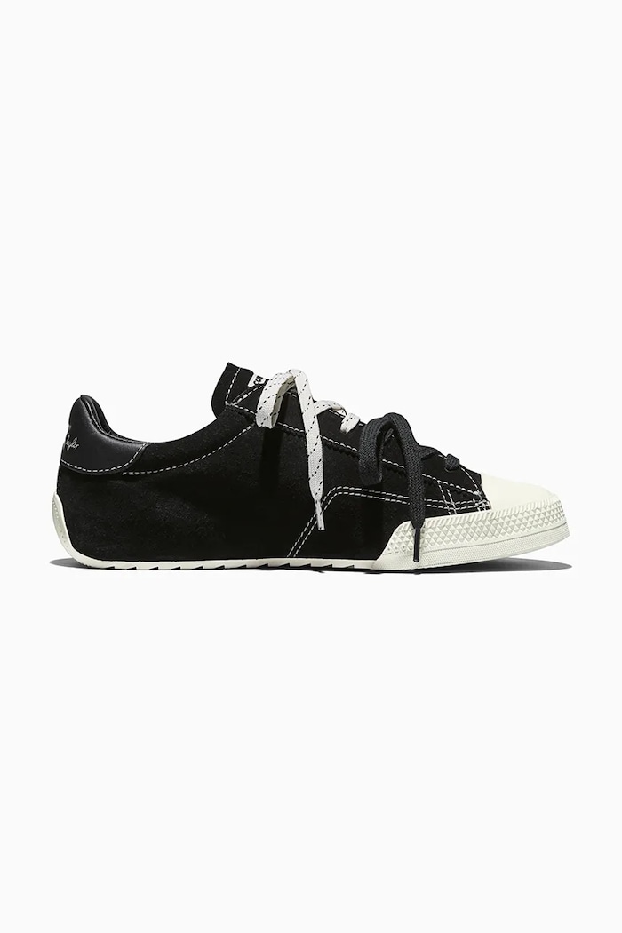 Converse teniși din piele întoarsă Chuck Taylor Lo plată negru A16123C