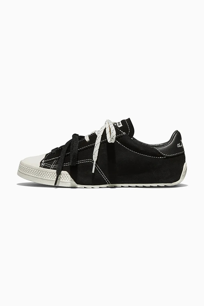 Converse teniși din piele întoarsă Chuck Taylor Lo negru A16123C
