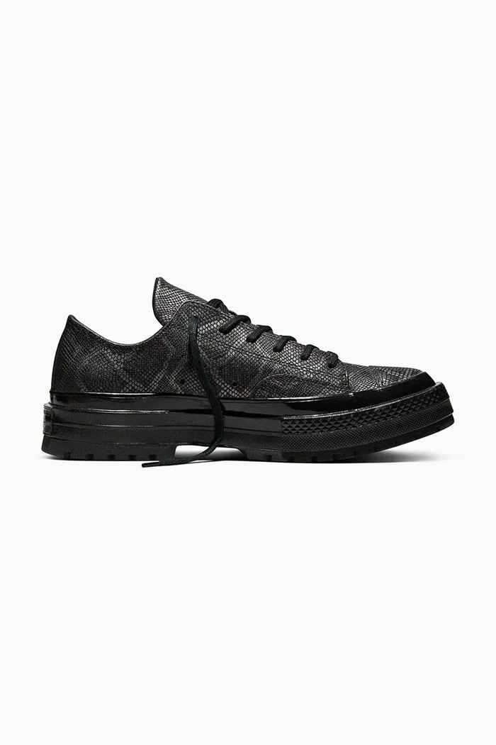 Кожени кецове Converse Chuck 70 National равна черен A16629C
