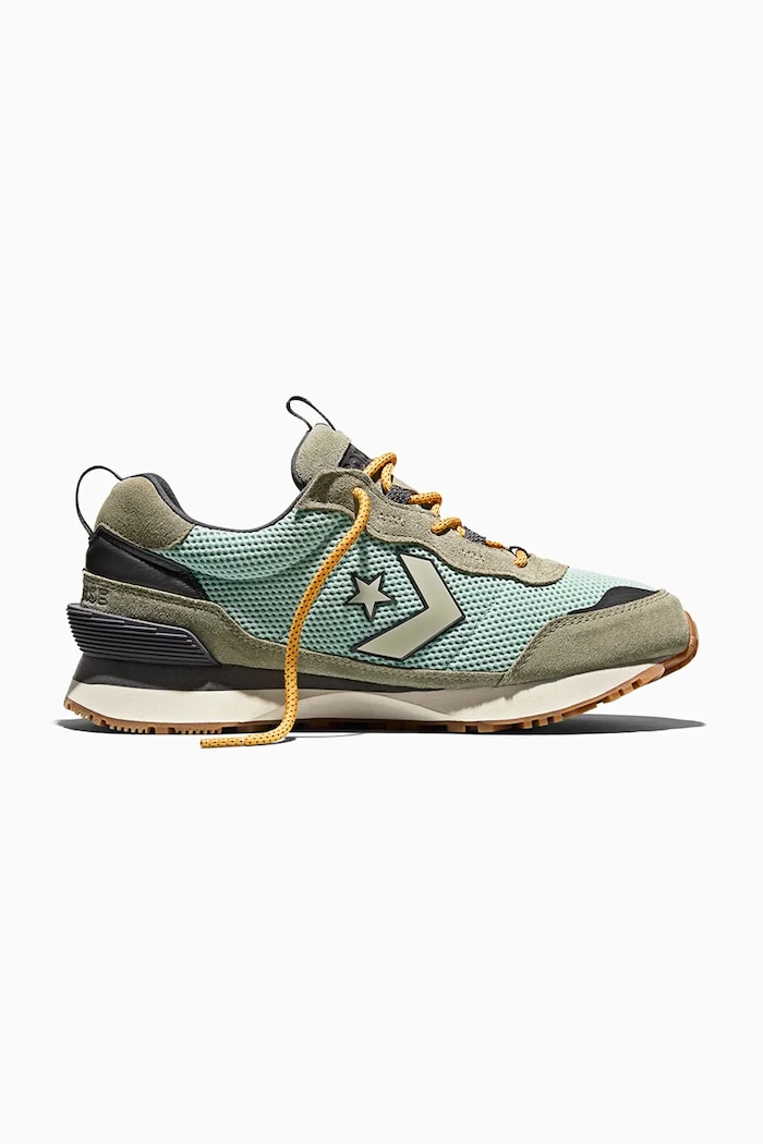 Sneakers Converse Omega Trainer SE δέρμα σαμουά πράσινο A17752C