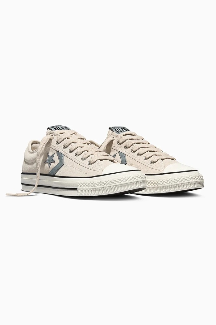 Converse teniși din piele întoarsă Star Player 76 A17855C bej SS26