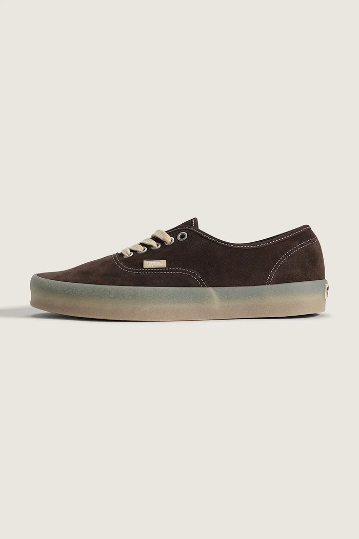 Vans Authentic teniși înalți piele întoarsă maro VN000D7Y3N11