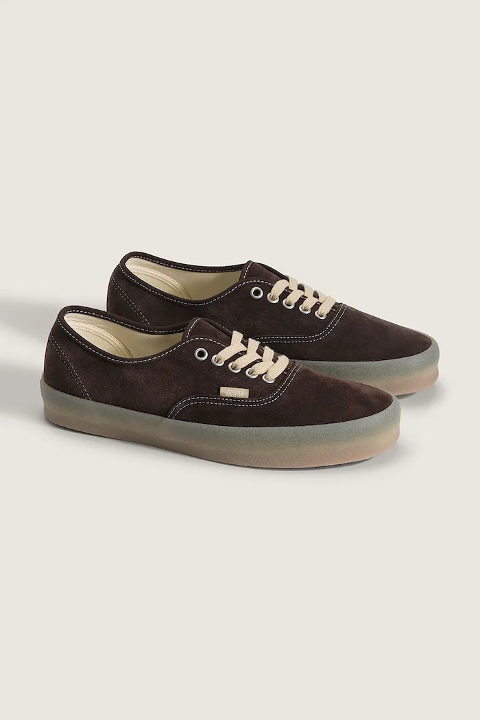 Vans Authentic teniși înalți piele întoarsă VN000D7Y3N11 maro SS26