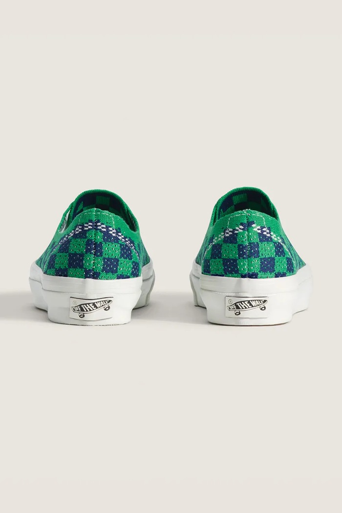 Obuv Vans LX Premium Authentic 44 EK Checkerboard tenisky VN000EJC5W31 zelená
