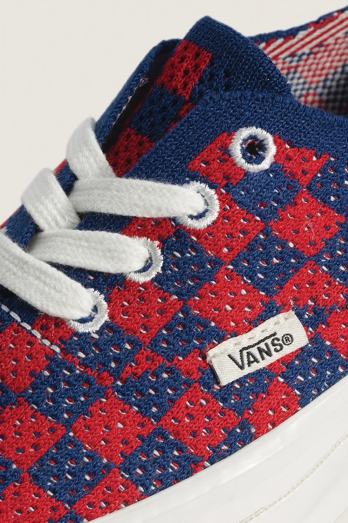 Vans LX Premium Authentic 44 EK Checkerboard tenisky VN000EJCRDB1 červená